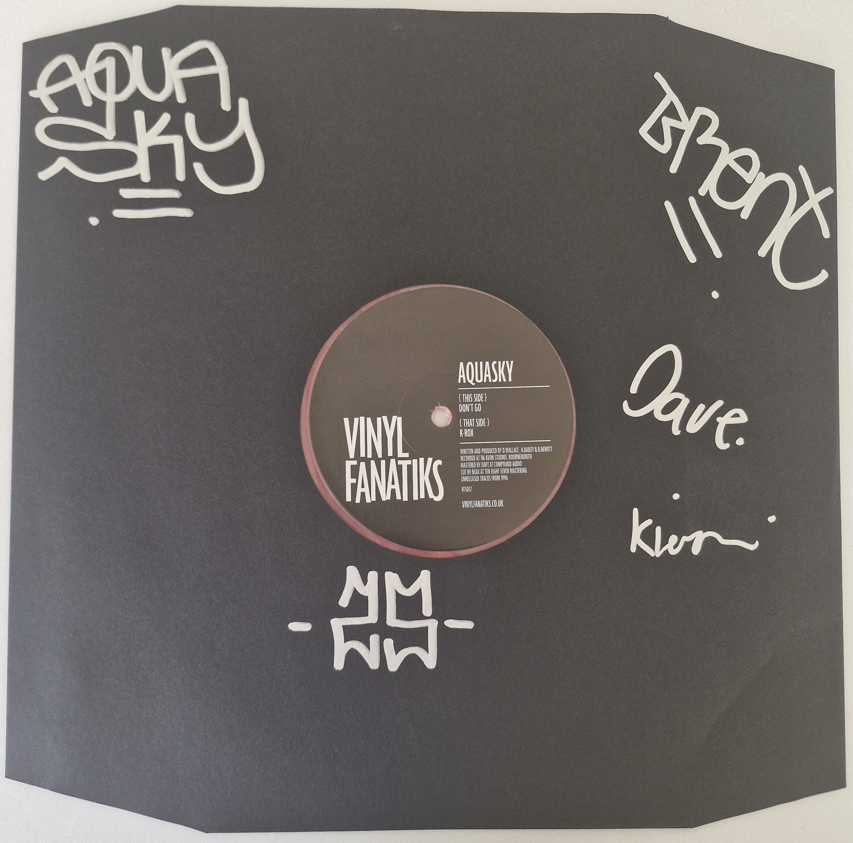 SIGNED * Aquasky - Don't Go/K-Rox - VFS057 – Vinyl Fanatiks