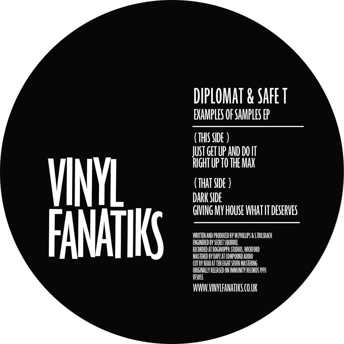 * SIGNED * Diplomat & Safe T - Examples Of Samples EP - VFS055