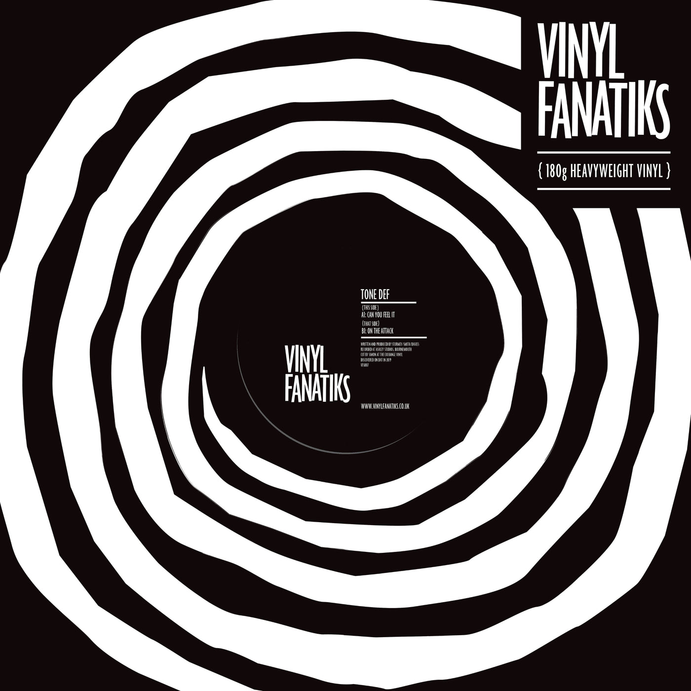 Tone Def 'Can You Feel It/On The Attack' - VFS007 (Limited black vinyl repress)