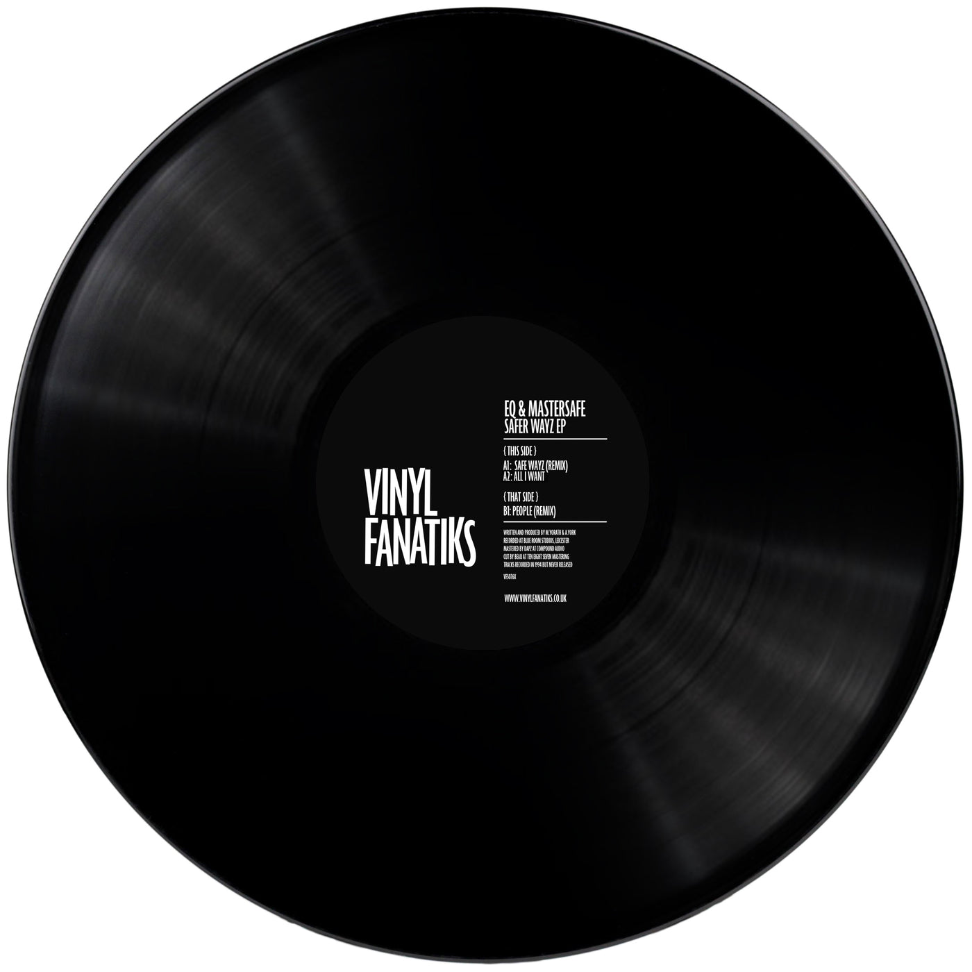EQ & Mastersafe - Saferwayz EP - VFS076X - BLACK VINYL