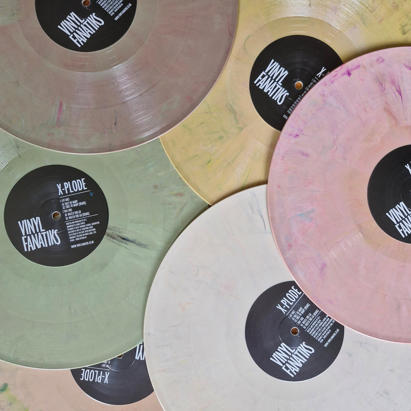 X-Plode – First Of Many/Watch This Go 12″ - Coloured/Marbled Vinyl – VFS018