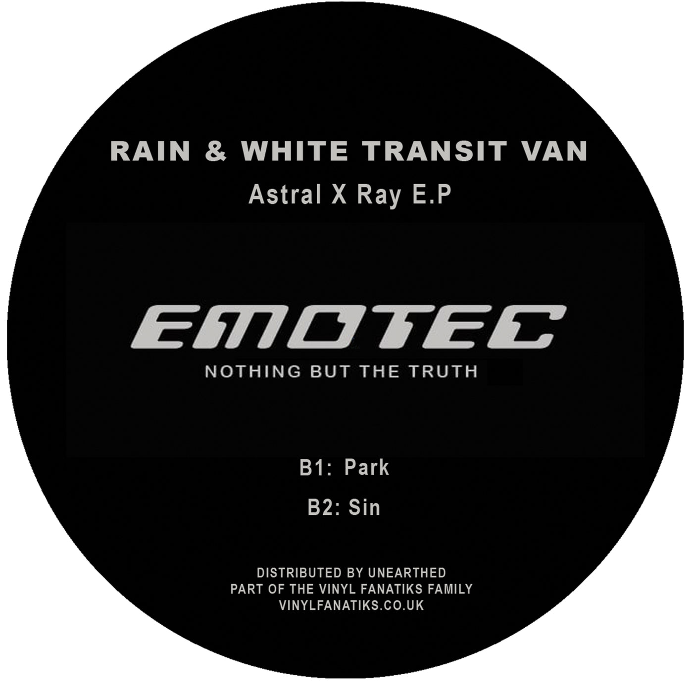 MONTHLY BONUS - Rain & White Transit Van - Astral X-Ray EP - EMOTEC004 (12" Vinyl & Digital WAVs)