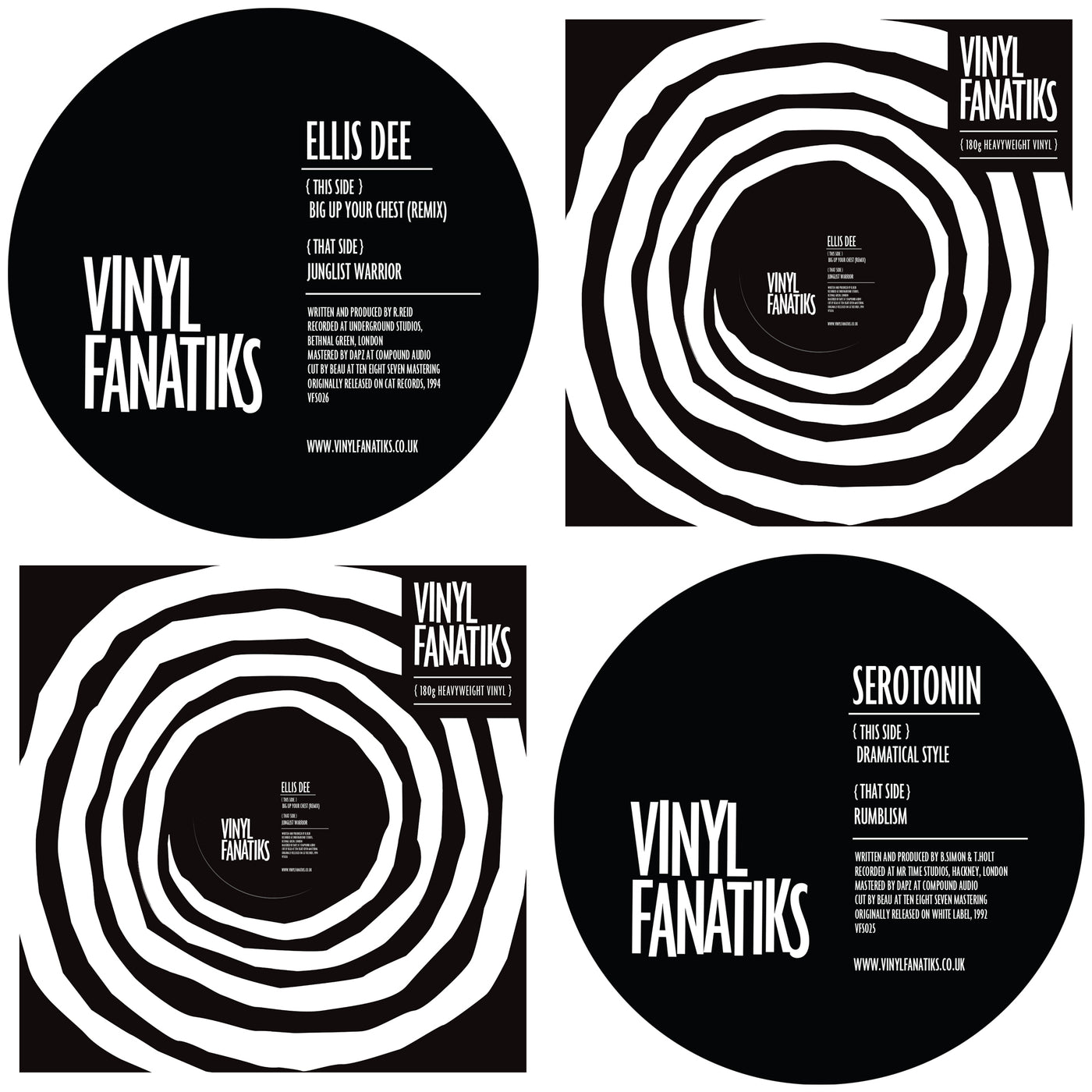 The Vinyl Fanatiks Double Pack - Serotonin & Ellis Dee