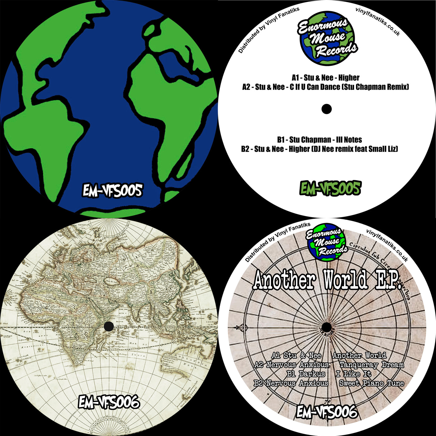 The Enormous Mouse Double Pack - EP5 and EP6 (with Stickers and 005 Remix WAVs)