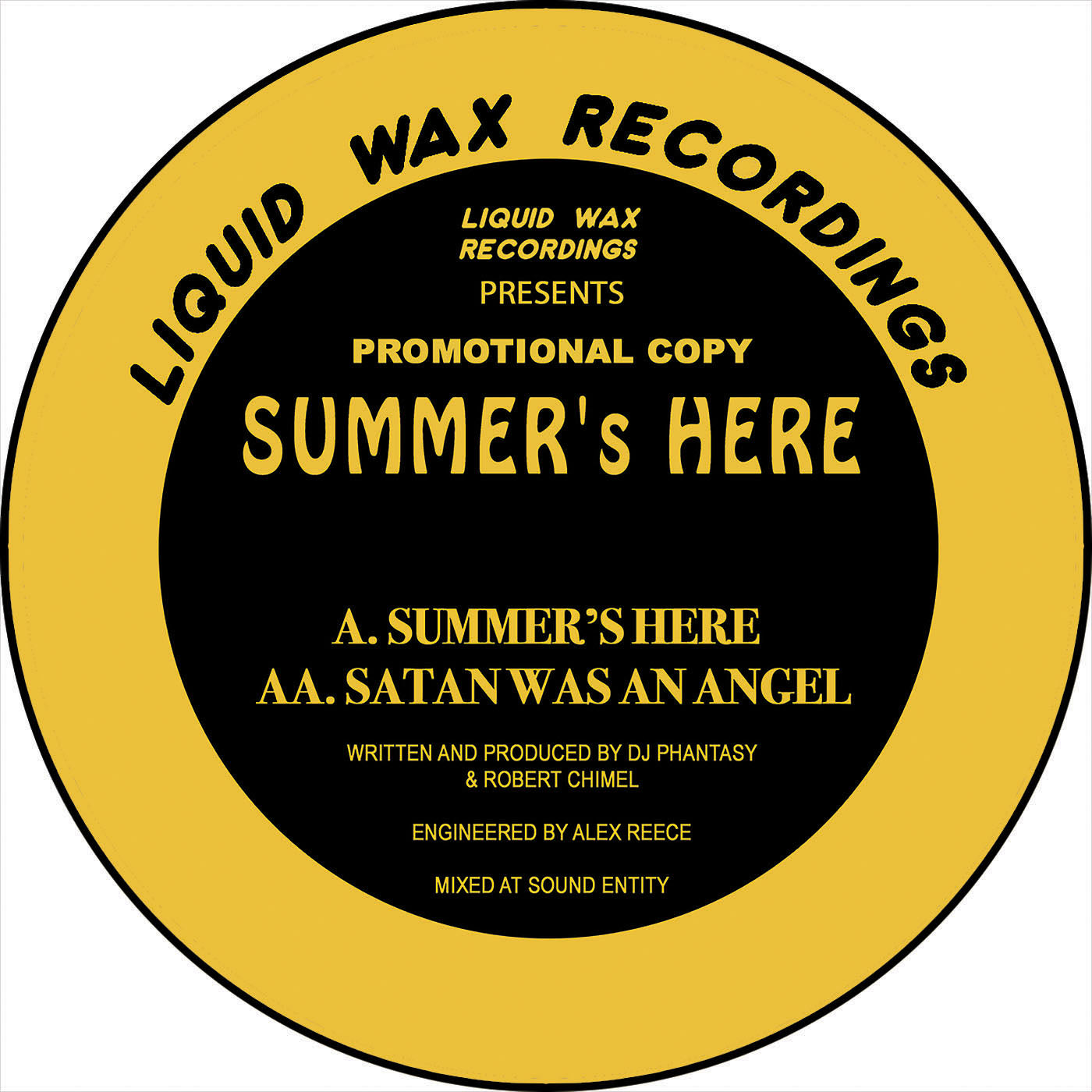 Summer's Here – Summers Here/Satan Was An Angel  - (RED, YELLOW & GREEN VINYL OPTIONS) - HAN030