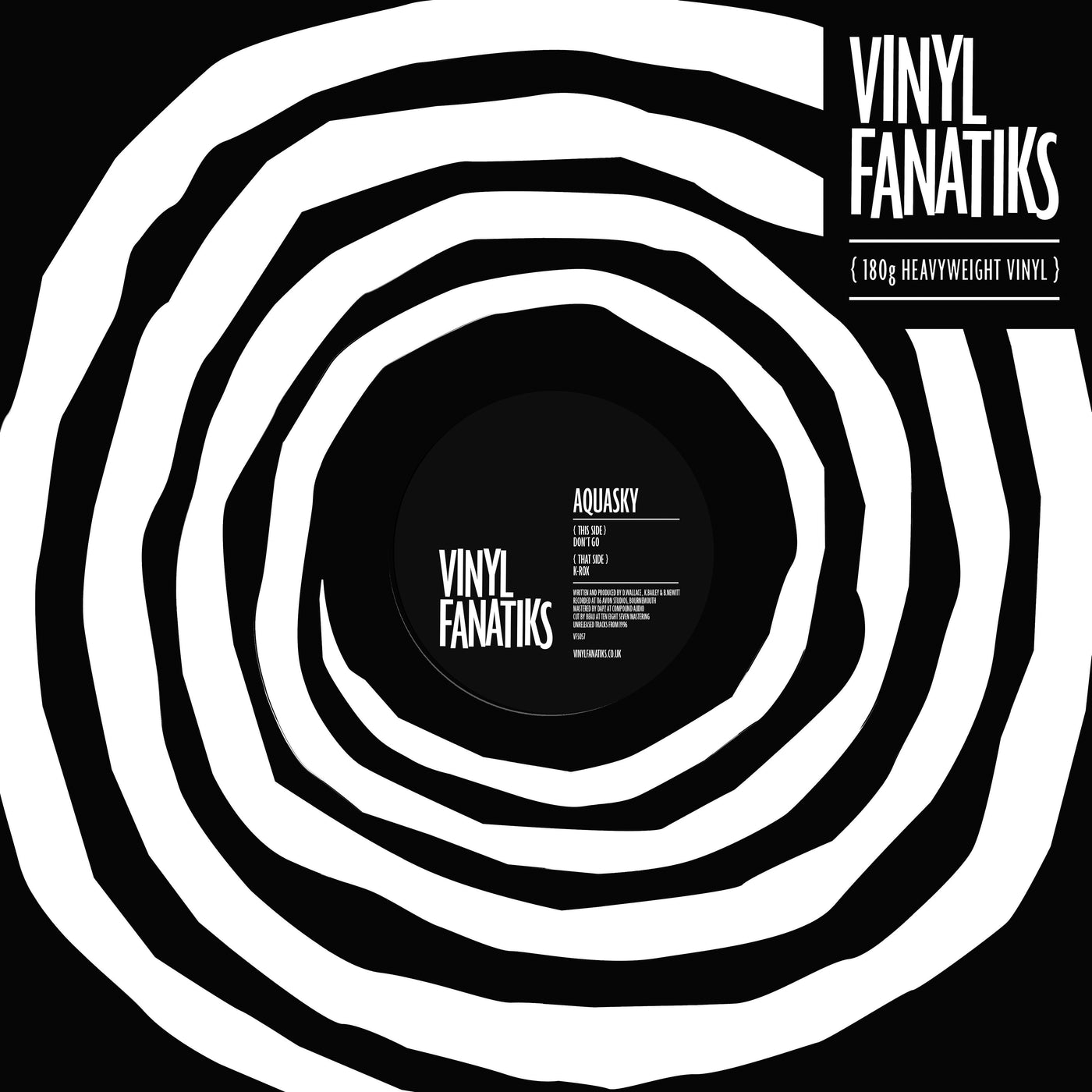 *PERSONALLY SIGNED TO YOU* Aquasky - Don't Go/K-Rox - VFS057