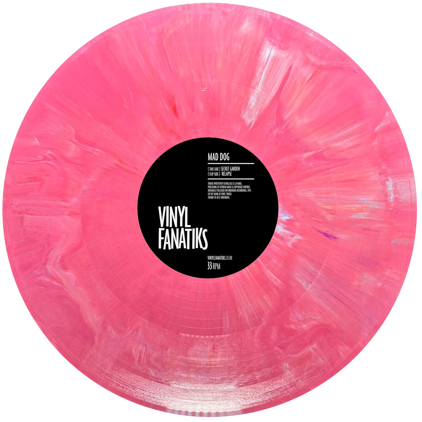 Mad Dog 2 - Secret Garden/Relapse - LIMITED PINK MARBLED VINYL 2024 REPRESS – VFS003