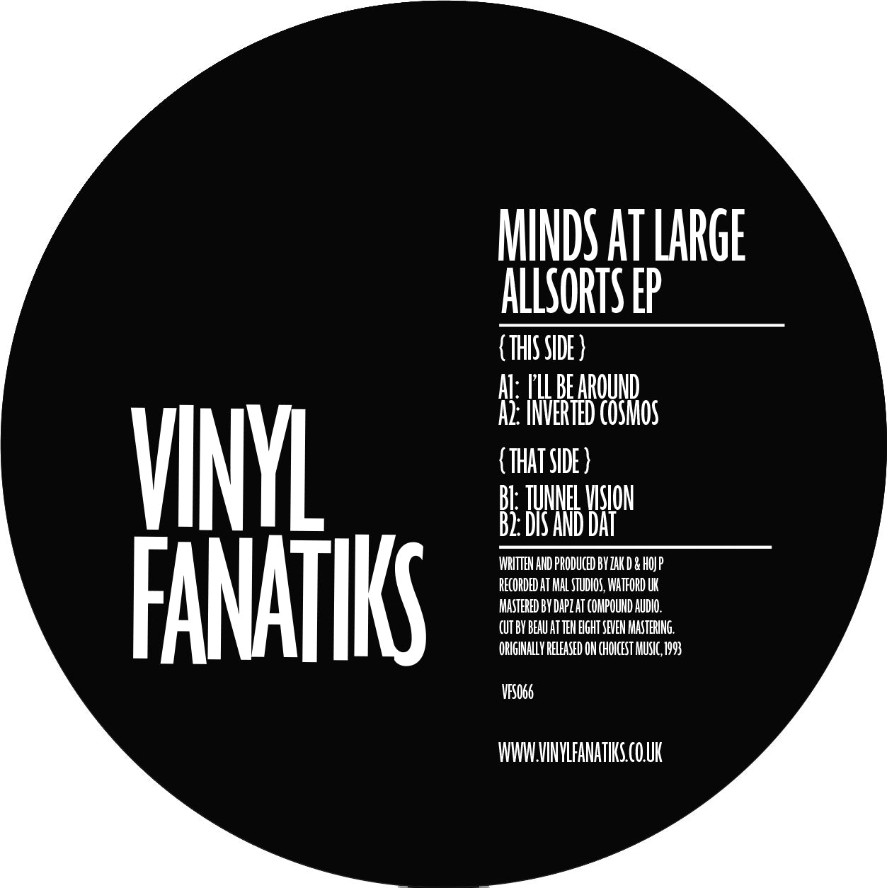 Minds At Large - Allsorts EP – VFS066 - Tooti Frootie Marble Vinyl