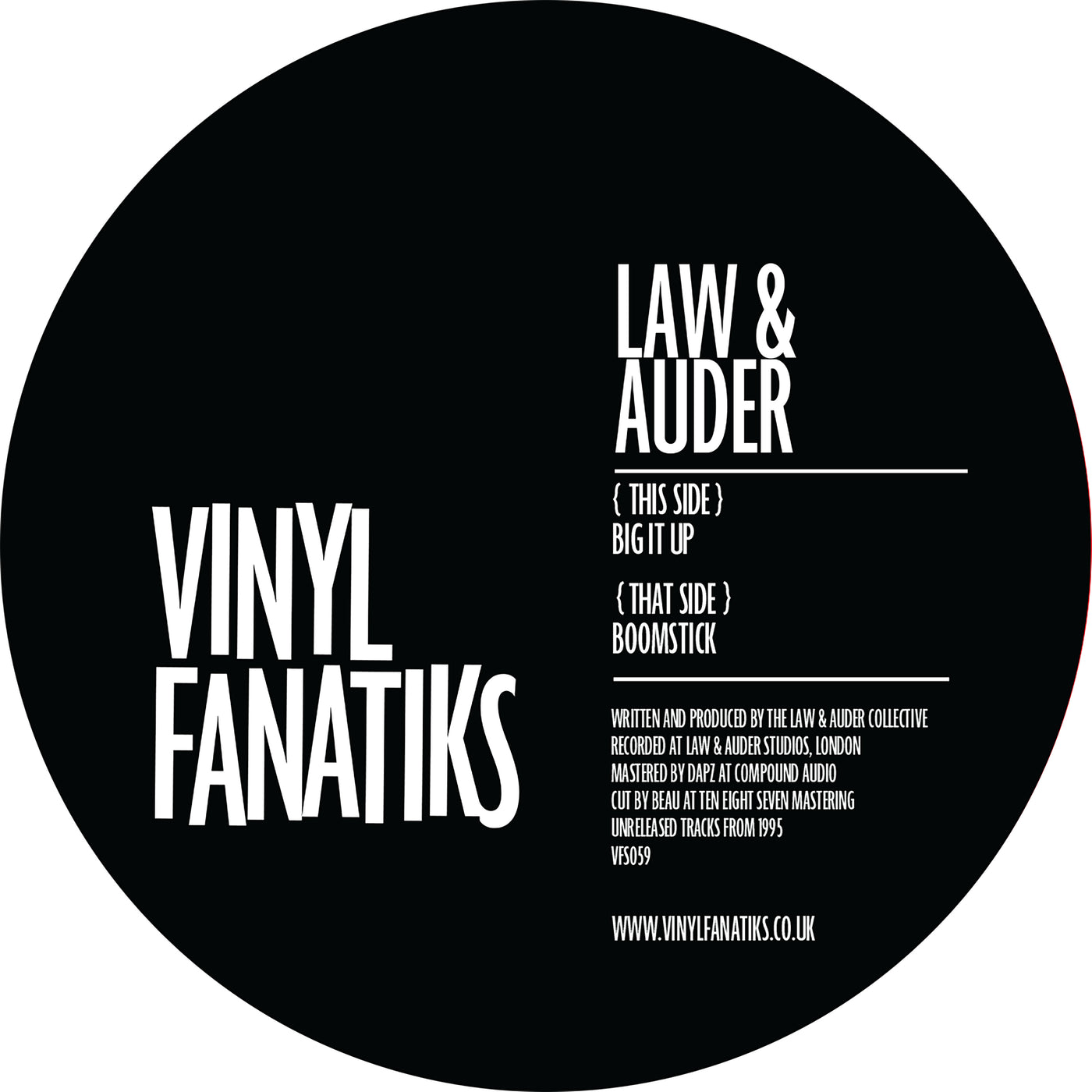 Law & Auder - Boomstick/Big It Up - VFS059