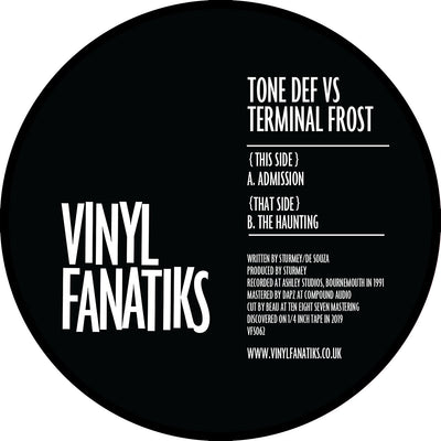 * SIGNED * Tone Def & Terminal Frost - Admission/The Haunting - VFS062