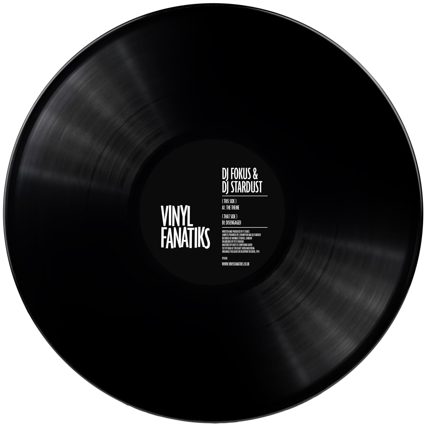 DJ Fokus & DJ Stardust - The Theme/Disengaged - VFS082 - BLACK VINYL