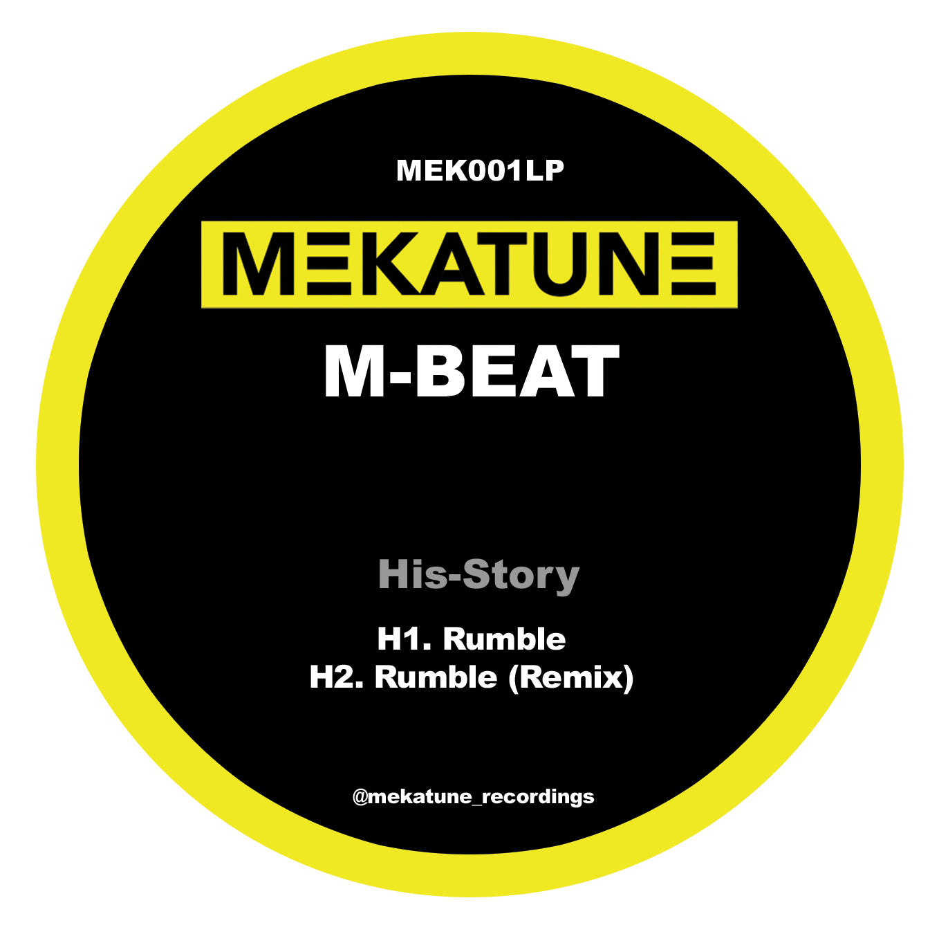 M-Beat – Dark Dub/Surrender/Rumble/Rumble (Remix) –  MEK001LP - Disc Four