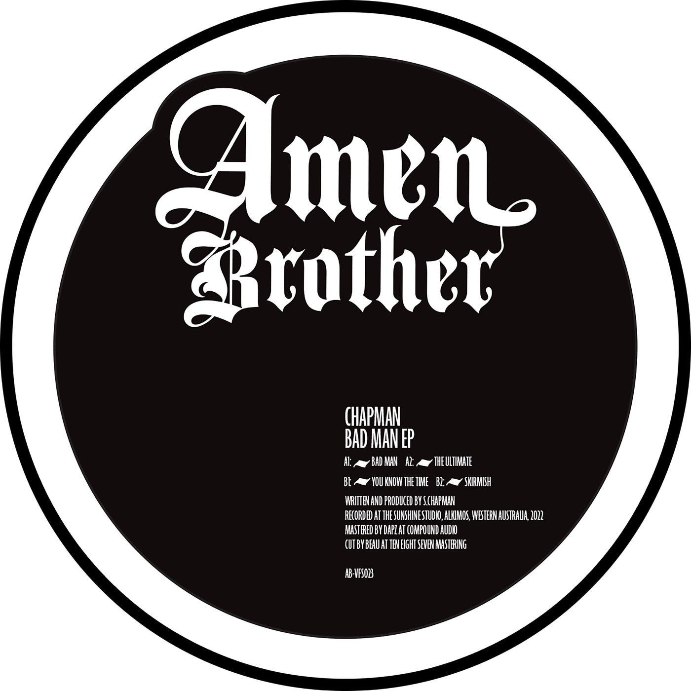Amen Brother Double Pack - Chapman / Skooler & Flare (12" Vinyl & Digital WAVs)