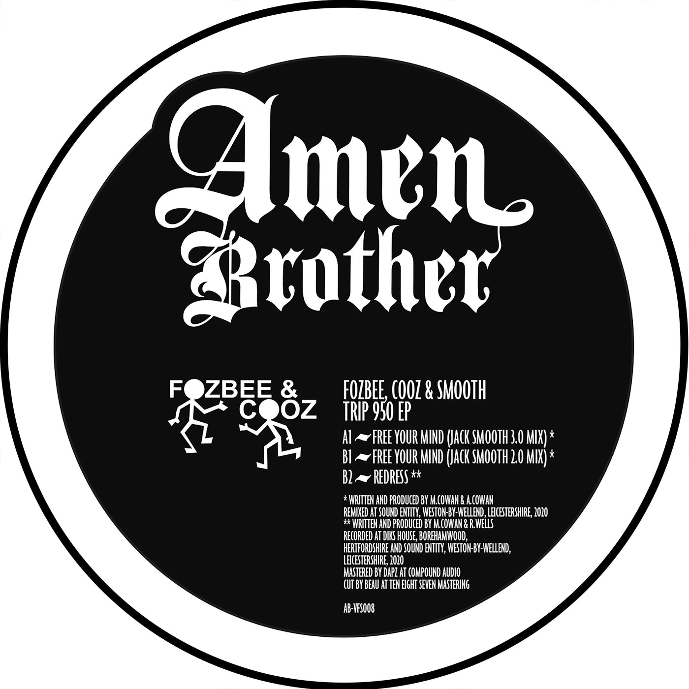Monthly Bonus - Fozbee, Cooz & Smooth – Trip 950 EP – AB-VFS008 (Vinyl & Digital WAVs)