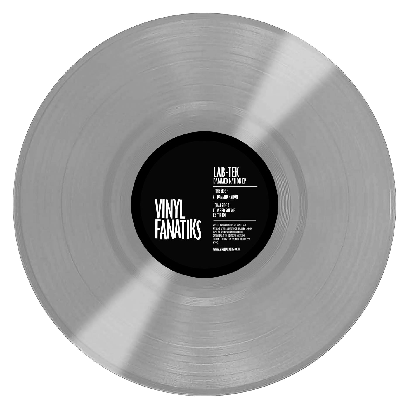 *SIGNED* Lab-Tek – Dammed Nation EP – VFS043 (Galatik Grey Vinyl)