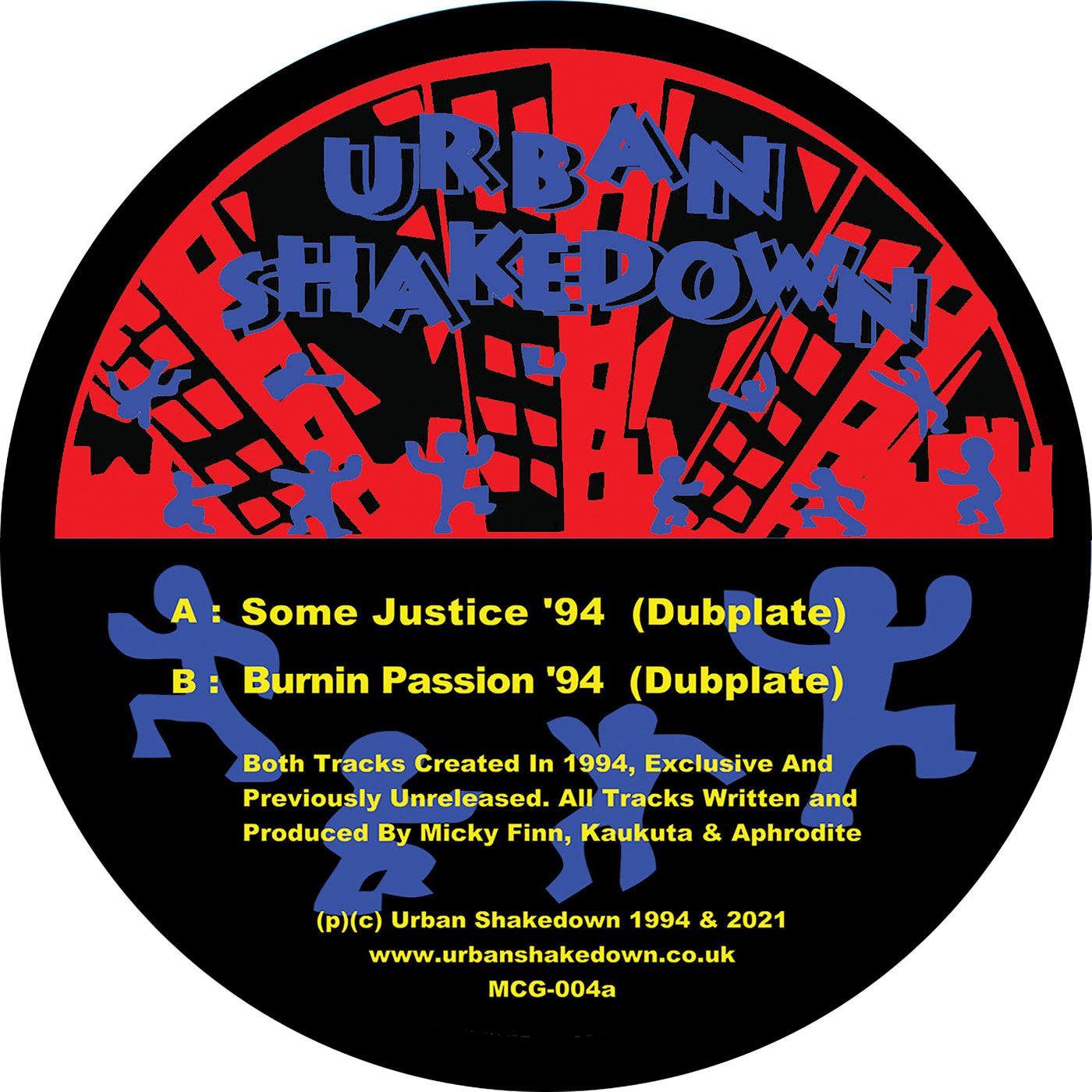 Urban Shakedown – Some Justice (94 Dubplate)/Burnin Passion (94 Dubplate) – MCG004