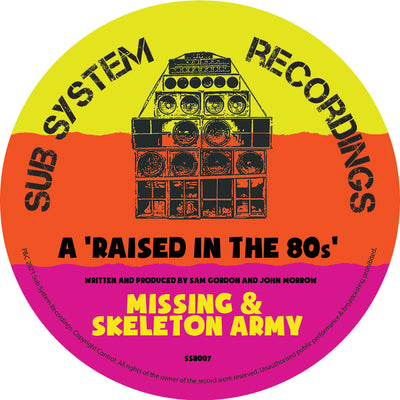 Missing & Skeleton Army – Raised In The ‘80’s/Tim Reaper Remix 10″ – SSR007 (Digital)