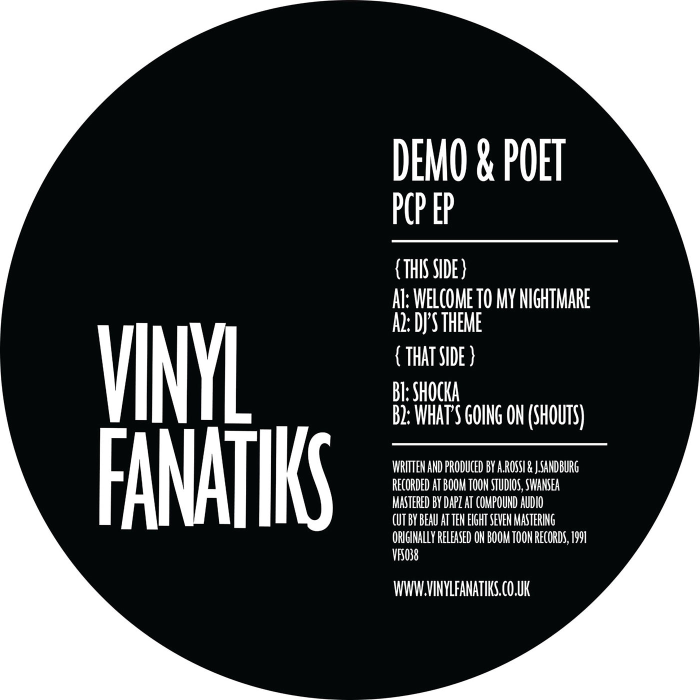 *SIGNED & STAMPED* Demo & Poet – PCP EP – VFS038