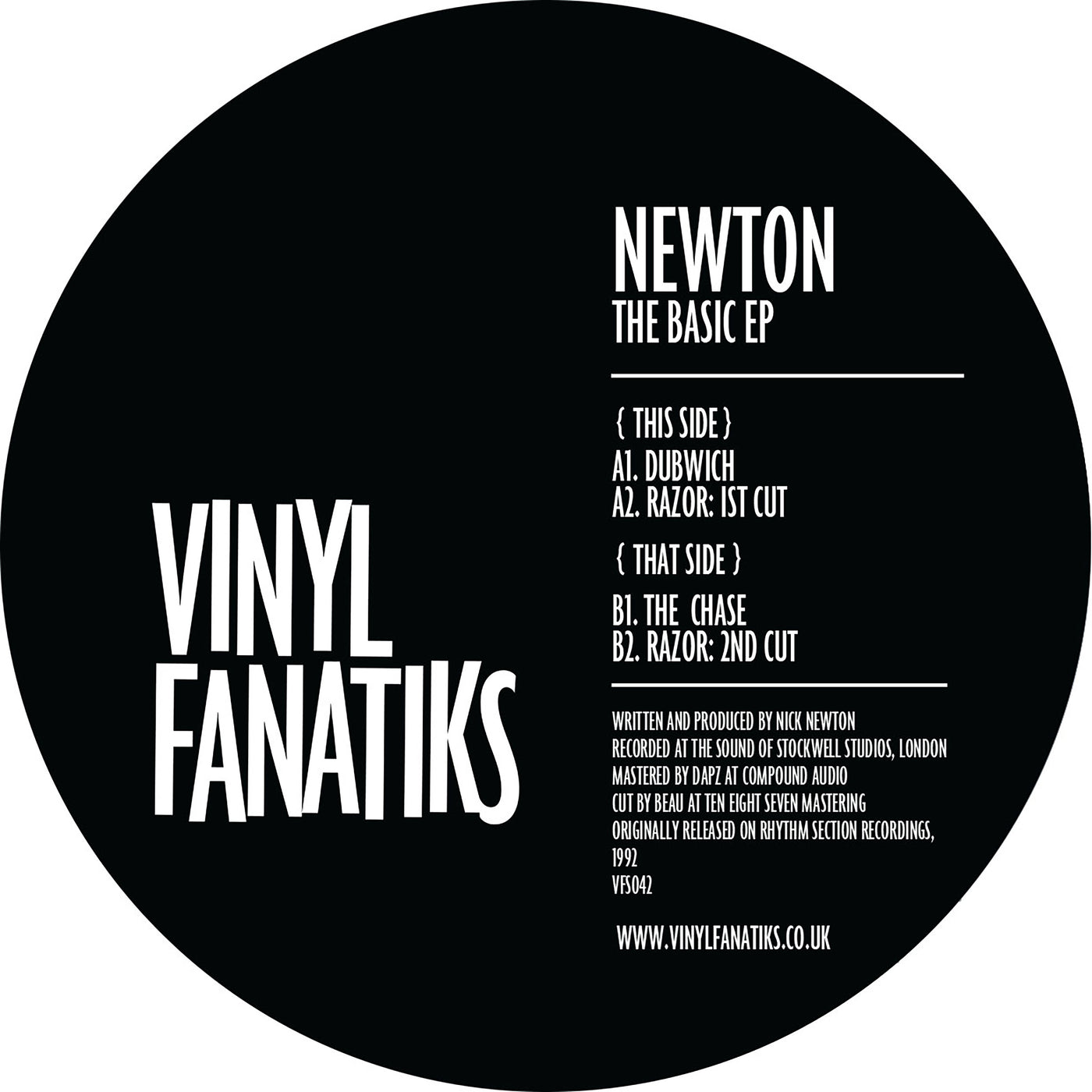 Newton – The Basics EP – VFS042 (Galatik Grey Vinyl)