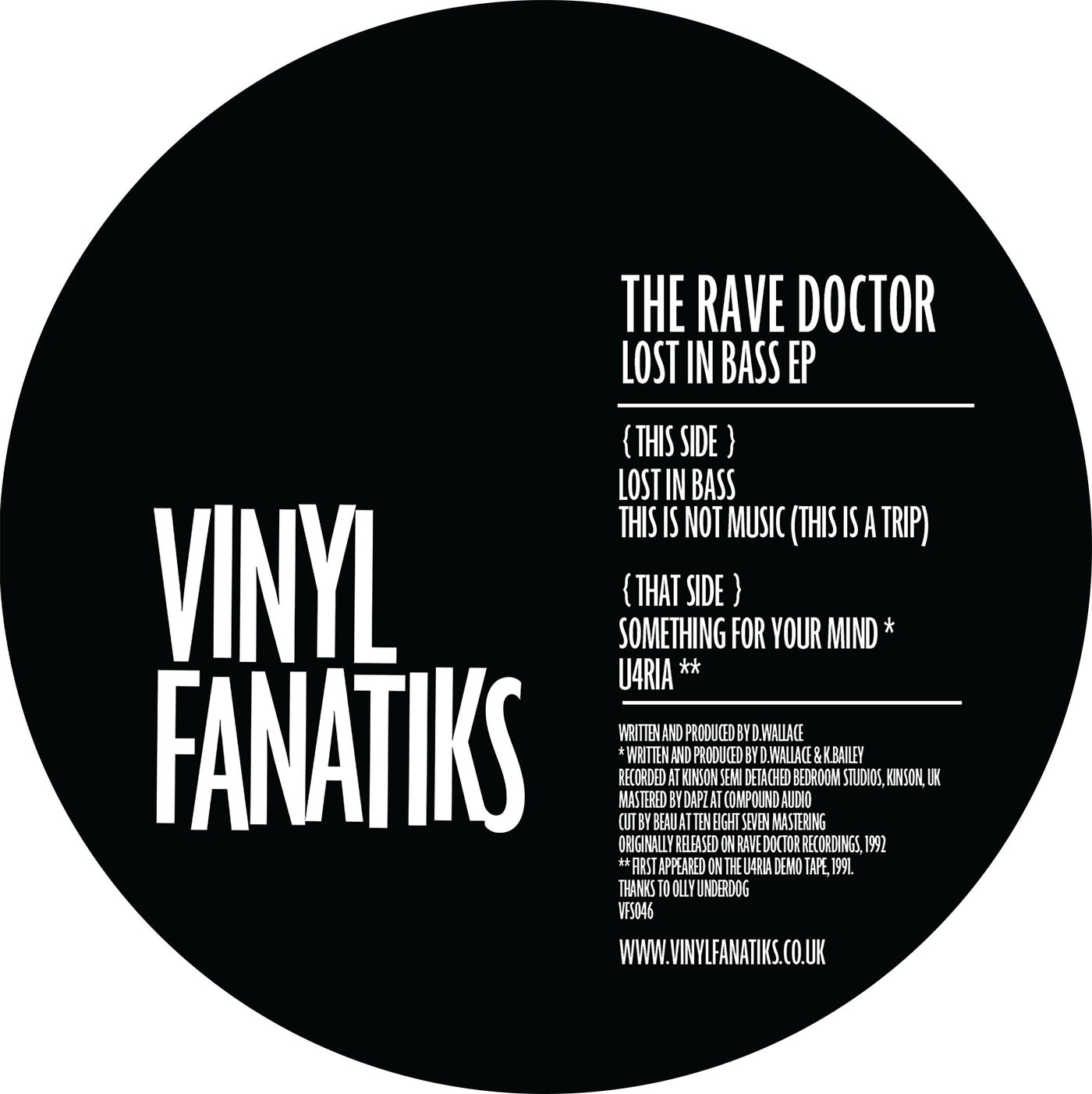 The Rave Doctor – The Lost In Bass EP – VFS046