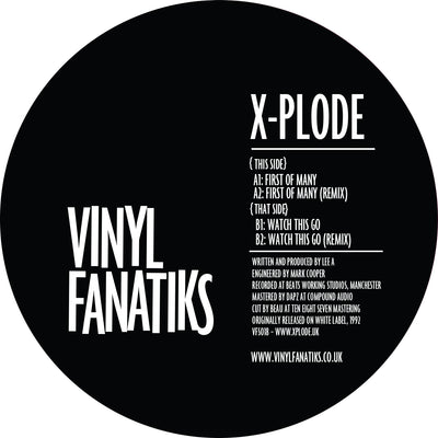 X-Plode – First Of Many/Watch This Go 12″ - Coloured/Marbled Vinyl – VFS018